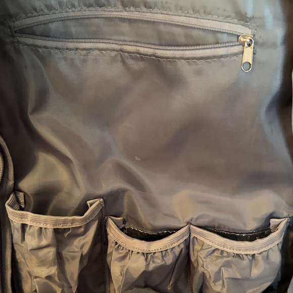 Navy Geometric Pattern Diaper Bag - Picture 6 of 16